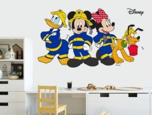 Mickey Mouse and the rescue team, Παιδικά, Αυτοκόλλητα τοίχου, 90 x 50 εκ.