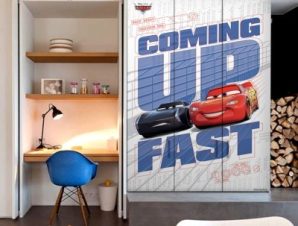 Coming up fast, Cars Παιδικά Αυτοκόλλητα ντουλάπας 100 x 100 εκ.
