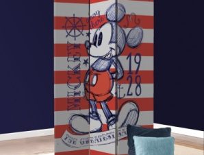 1928, Mickey Mouse, Παιδικά, Παραβάν, 80 x 180 εκ. [Δίφυλλο]