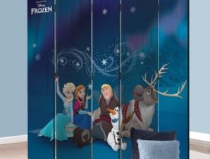 Elsa, Anna, Olaf, Kristoff, Sven, Frozen, Παιδικά, Παραβάν, 80 x 180 εκ. [Δίφυλλο]