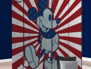 Mickey Mouse vintage Παιδικά Παραβάν 80 x 180 εκ. [Δίφυλλο]