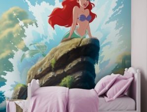 Ariel, Princess Παιδικά Ταπετσαρίες Τοίχου 100 x 100 εκ.