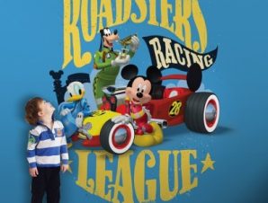 Roadsters Racing League, Mickey Mouse!, Παιδικά, Ταπετσαρίες Τοίχου, 100 x 100 εκ.